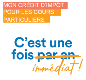 credit impôts cours particuliers avance immédiate